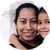 Señora con su hijo